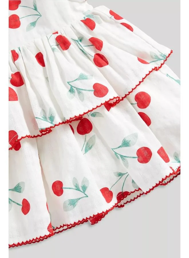 mothercare Cherry Ruffled Dress