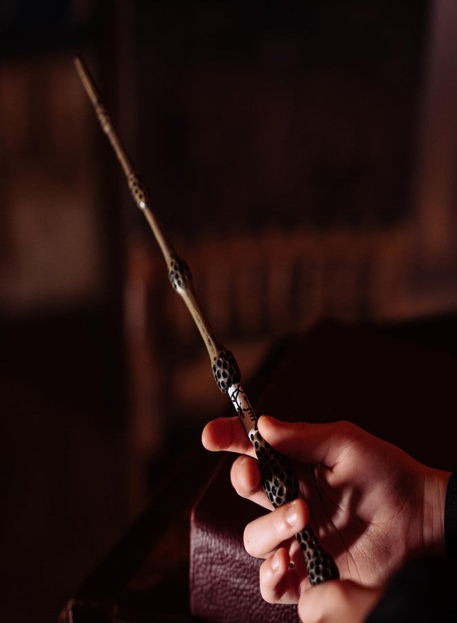 FUSKED Magical Wizard Wand with Authentic Details for Kids Unisex Party Costume Christmas Cosplay Accessory, Magical Costume Theme Party (5 Character Wand, Wood Stand) - Image 3