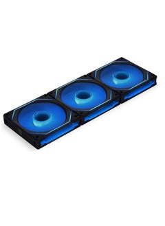مروحة Lian Li SL-Infinity 120 RGB Uni، تصميم مرآة لا متناهية، إضاءة RGB قابلة للتخصيص، 3 مراوح PWM مقاس 120 مم، سرعة المروحة 2100 دورة في الدقيقة، تدفق هواء 61.3 CFM، حزمة ثلاثية مع وحدة تحكم، أسود | G99.12SLIN3B.00