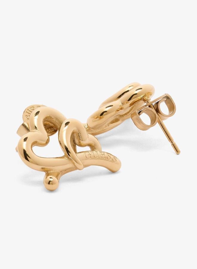 GUESS Embraced Hearts Braceletand Studs - Image 5