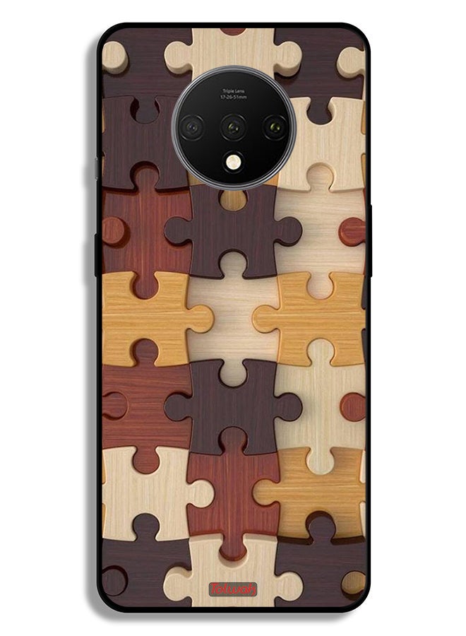 Tolwak OnePlus 7T Protective Case Cover Wooden Pattern - Image 2