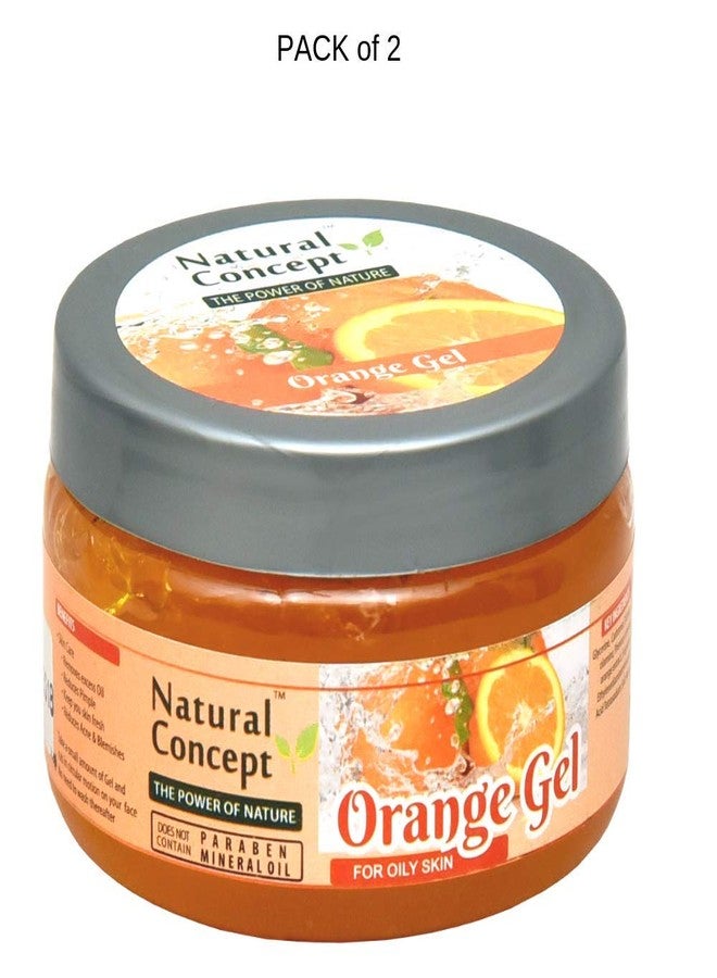Natural Concept Orange Gel 150 grams Pack of 2 for Men and Women prevents Foot Lips Crack Skin Moisturizer Mosquito Protector - Image 1