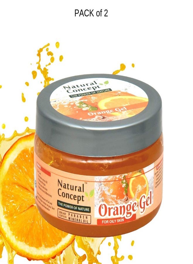 Natural Concept Orange Gel 150 grams Pack of 2 for Men and Women prevents Foot Lips Crack Skin Moisturizer Mosquito Protector - Image 2