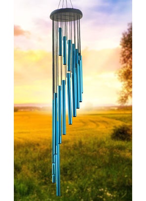 PARADIGM PICTURES Paradigm Pictures Wind Chimes for Home Home Decor Items Blue Color  - Image 4