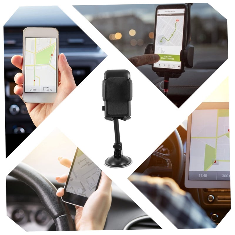 Universal Car Windshield Phone Mount Suction Cup Stand Easy Installation Stabilizing Washable - Image 3