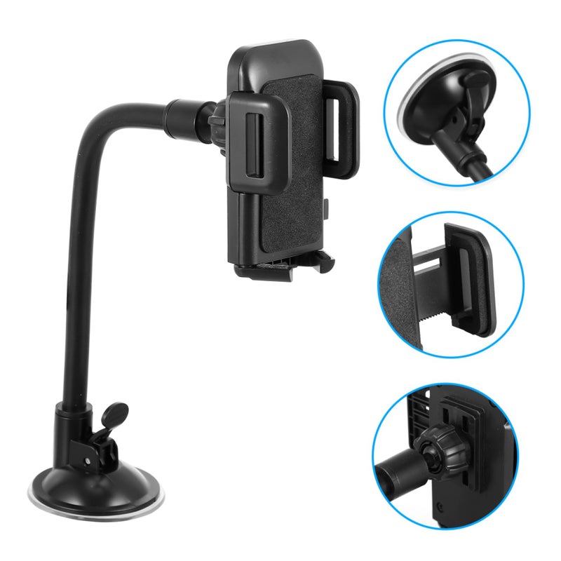 Universal Car Windshield Phone Mount Suction Cup Stand Easy Installation Stabilizing Washable - Image 4