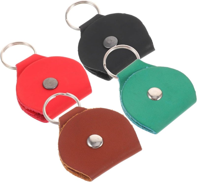 24Pcs Guitar Pick Keychain Heavy Duty PU Plectrum Holder For Accessories Portable Storage Bag Scratch Resistant - Image 1