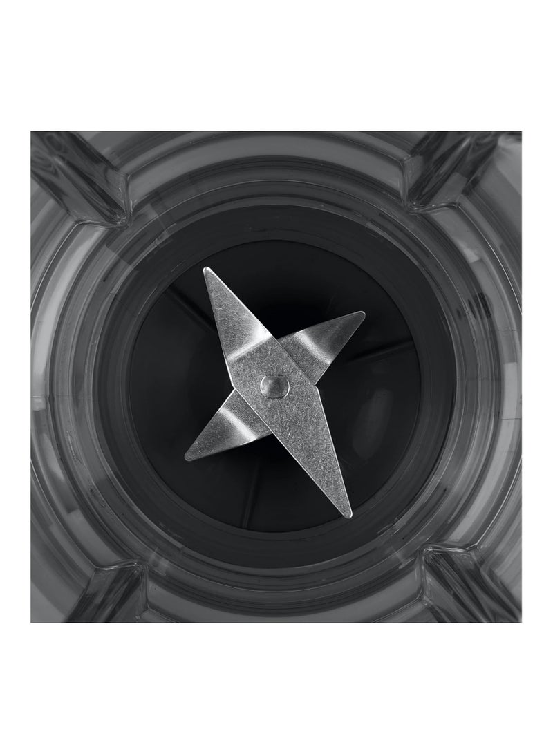 Ufesa Bs4709 Jade Glass Blender + Spice Grinder Attachment, 500W, 1.5L Pitcher, 2 Speeds + Turbo, 4 Stainless Steel Blades, Bpa Free. - Image 4