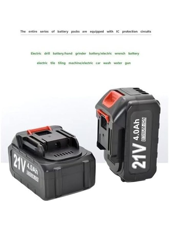 21V 6000mAh 5S3P Rechargeable Battery Compatible with Cordless Drill Brushless Wrench Screwdriver Circular Saw - Image 3