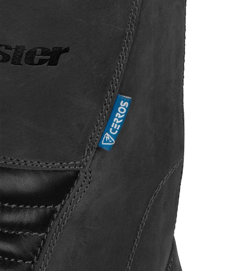 Cramster Motorcycle Touring Boots | Impact Protection | Abrasion Resistance | Orthopedic Insoles| Lightweight - Black, UK8 - Image 3