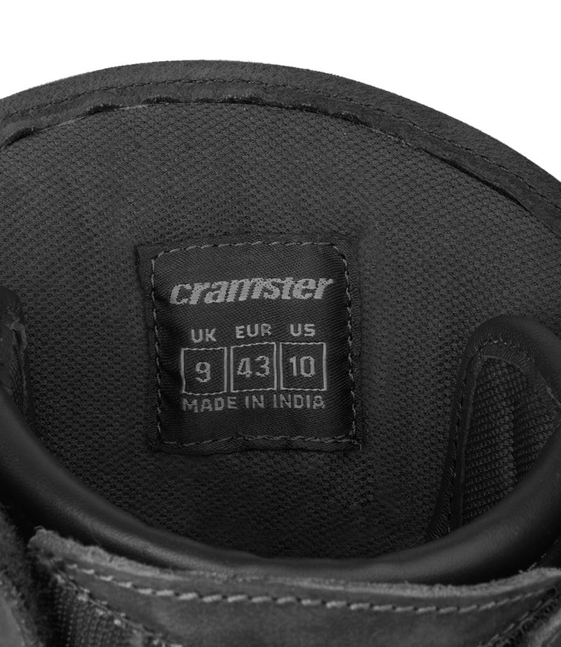 Cramster Motorcycle Touring Boots | Impact Protection | Abrasion Resistance | Orthopedic Insoles| Lightweight - Black, UK8 - Image 5