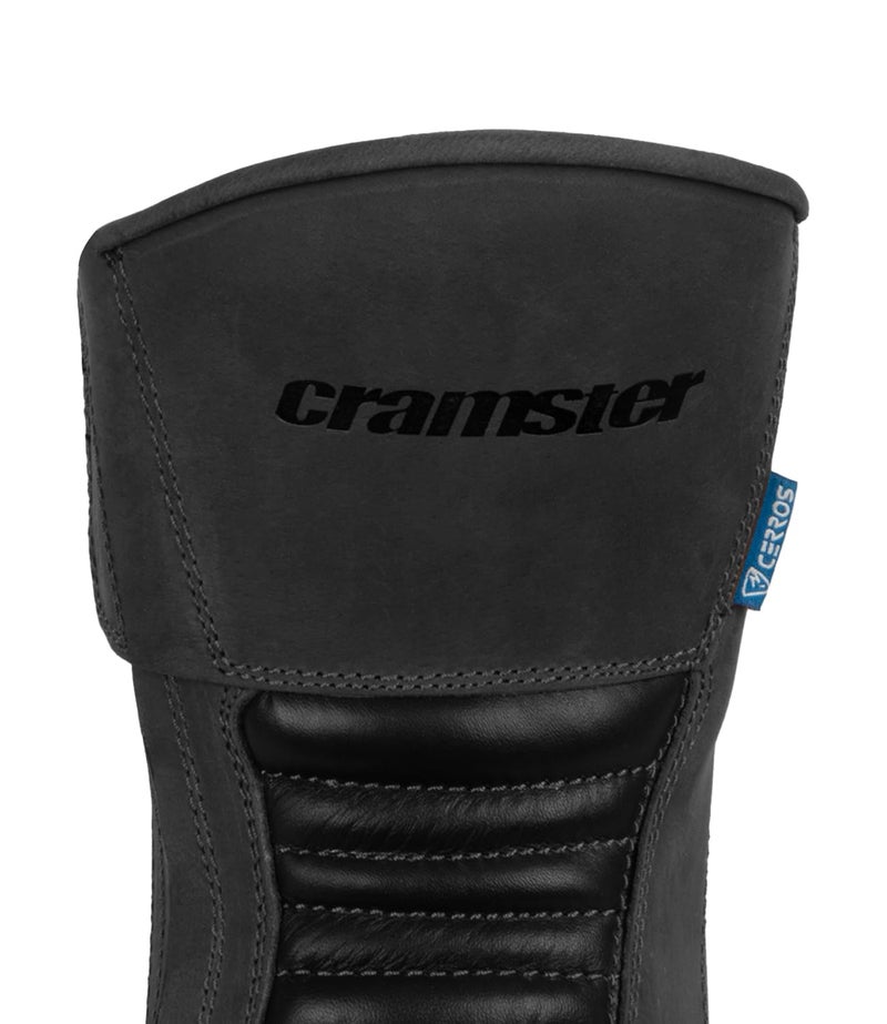 Cramster Motorcycle Touring Boots | Impact Protection | Abrasion Resistance | Orthopedic Insoles| Lightweight - Black, UK8 - Image 4