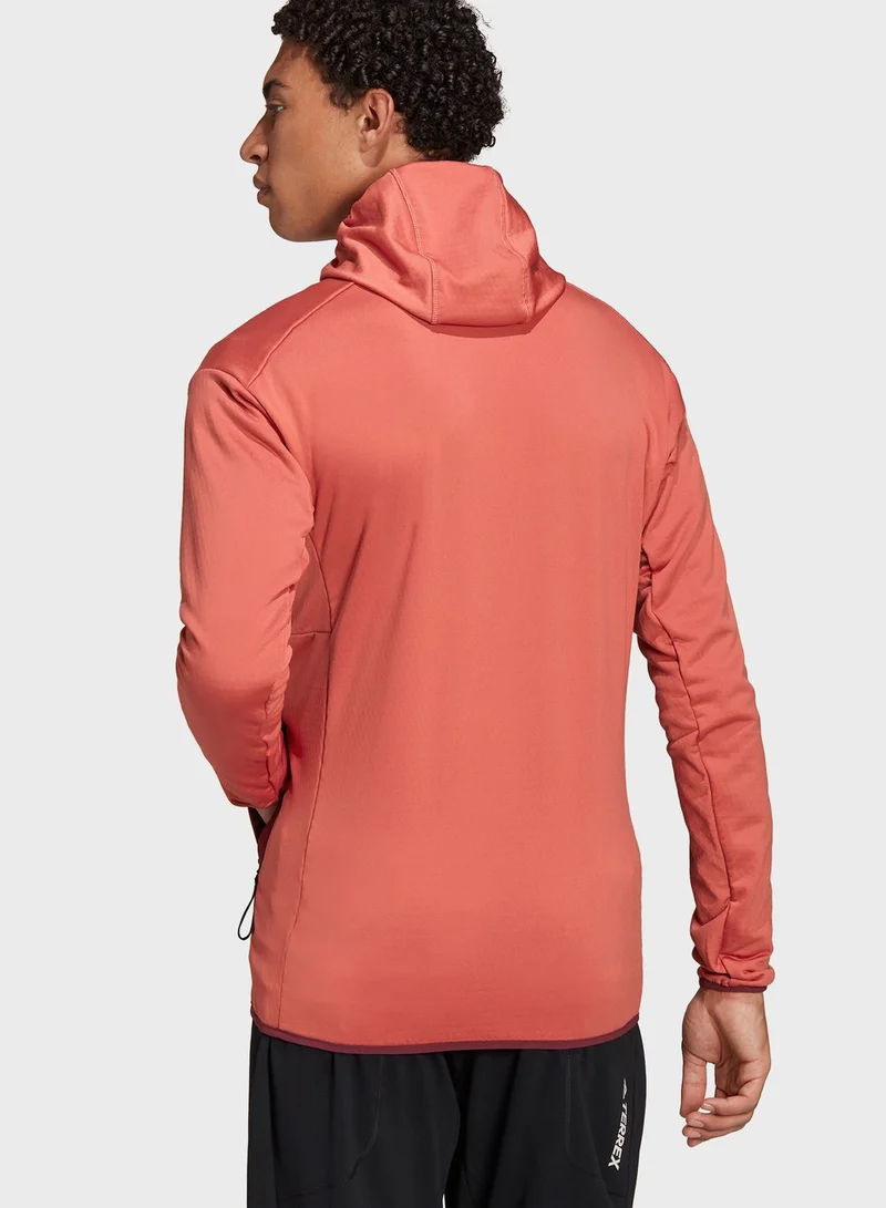 Adidas Terrex Tech Light Hooded Hiking Jacket
