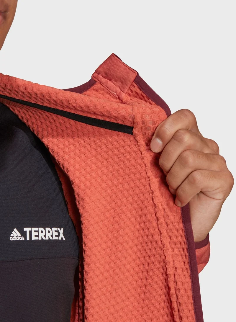 Adidas Terrex Tech Light Hooded Hiking Jacket