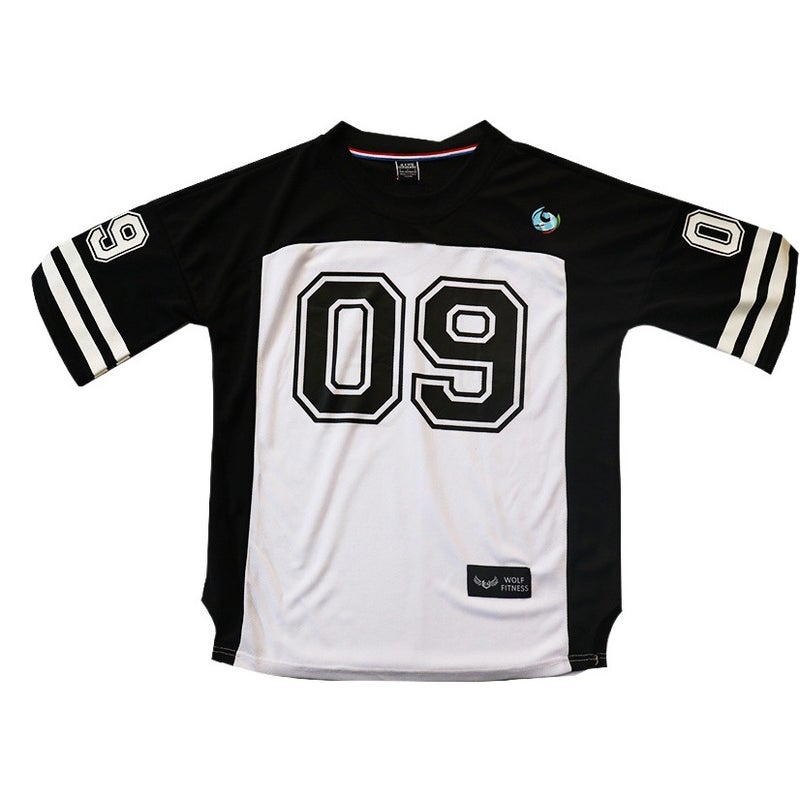 Men''s Summer Men''s Short-Sleeved T-Shirt Youth Large Size Sports T-Shirt Men''s Bird''s Eye Cloth Digital Printing Quick-Drying Clothing - Image 2