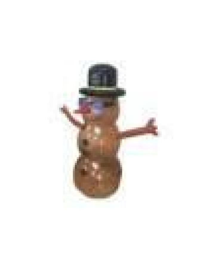 Custom Semi-transparent PVC Inflatable Snowman Inflatable Cartoon Model Children's Toy Advertising Display OEM-Color:Translucent  - Image 1