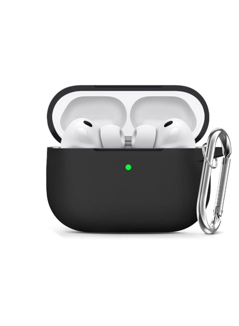 فكرة Fekra متوافق مع AirPods Pro 3 (2025)، غطاء واقي كامل من السيليكون الناعم لحافظة Apple AirPods Pro3 2025 مع سلسلة مفاتيح، متوافق مع حافظة AirPods من الجيل الرابع للنساء والرجال - Image 1