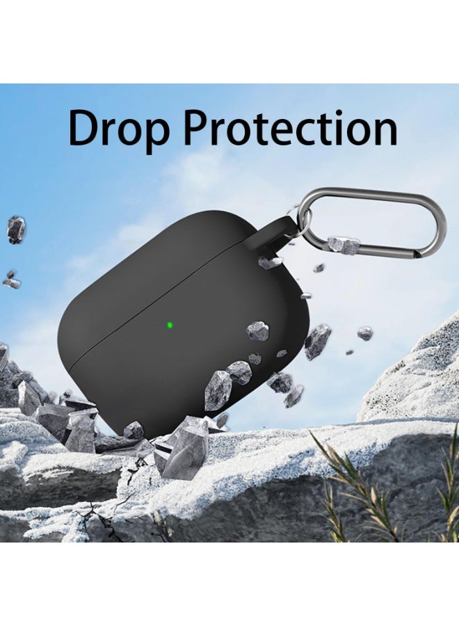 فكرة Fekra متوافق مع AirPods Pro 3 (2025)، غطاء واقي كامل من السيليكون الناعم لحافظة Apple AirPods Pro3 2025 مع سلسلة مفاتيح، متوافق مع حافظة AirPods من الجيل الرابع للنساء والرجال - Image 5