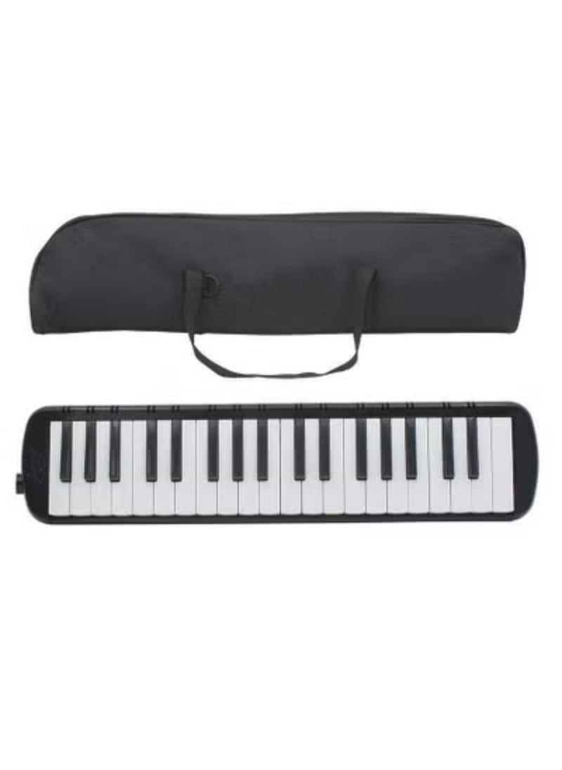 Generic Professional Mouth Piano Melodica Instrument - Mouth Keyboard Piano Organ Melodica Set w/Mouthpiece Tube Accessories for Beginner or Band -(Black)  - Image 1