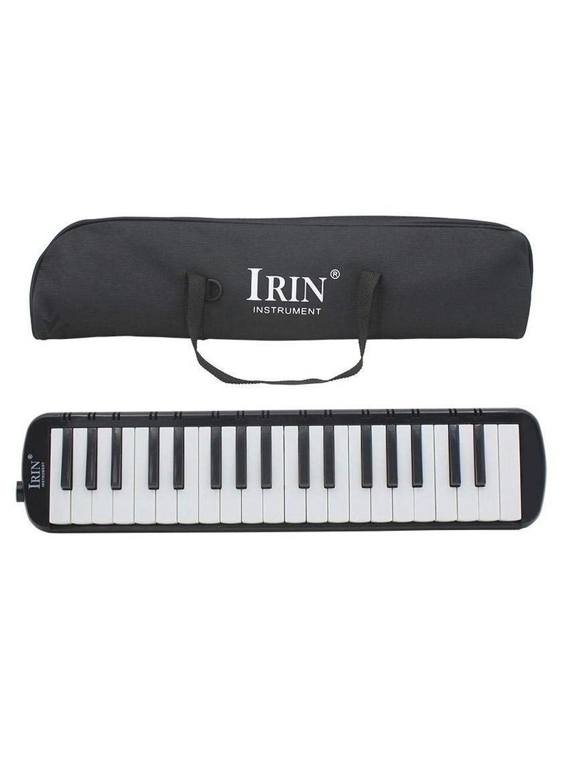 Professional Mouth Piano Melodica Instrument - Mouth Keyboard Piano Organ Melodica Set w/Mouthpiece Tube Accessories for Beginner or Band -(Black)  - Image 1