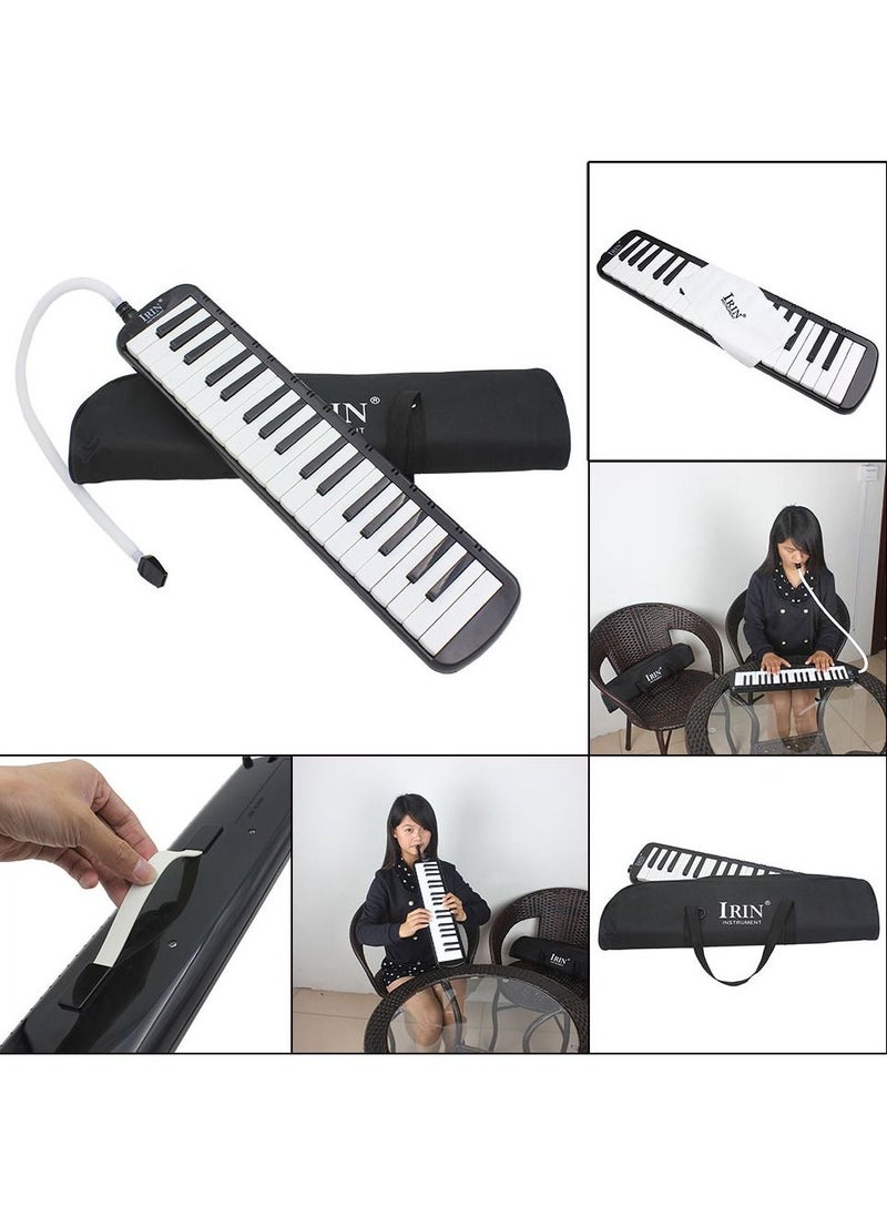 Professional Mouth Piano Melodica Instrument - Mouth Keyboard Piano Organ Melodica Set w/Mouthpiece Tube Accessories for Beginner or Band -(Black)  - Image 4