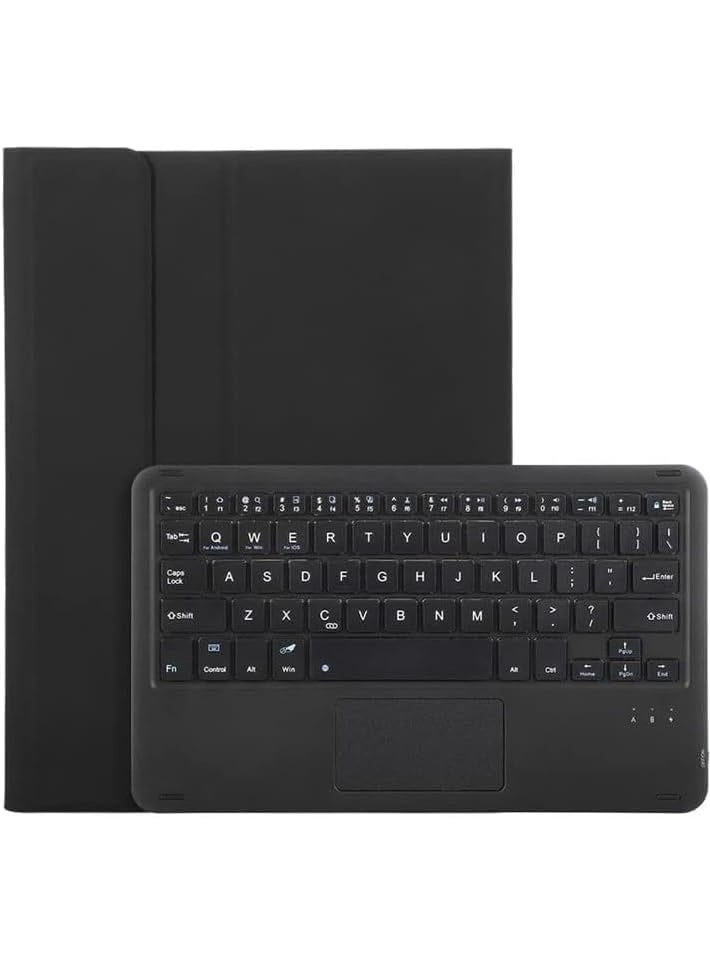 ELTRAZONE Keyboard Case Touch for iPad 10.9 inch 10th Generation 2022, Bluetooth Rechargeable Keyboard with Foldable Case & Trackpad & Pencil Slot & Adjustable Kickstand for New iPad 10 2022 Black  - Image 2