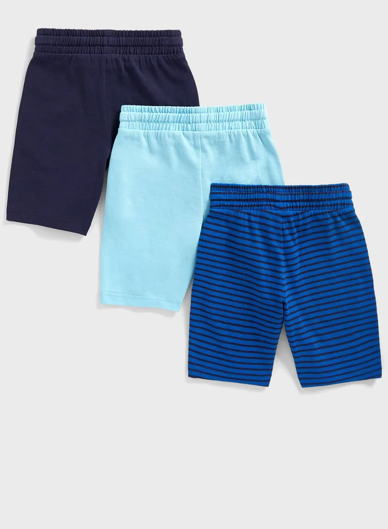 mothercare Youth 3 Pack Assorted Shorts
