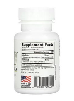 NutraBio UpSorb 60 Capsules  - Image 2