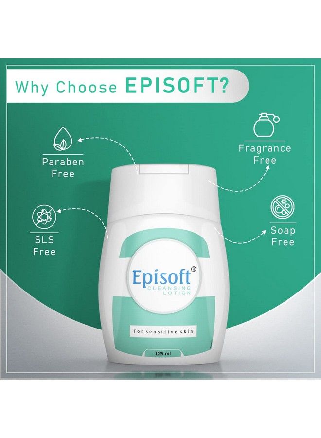 Episoft Cleansing Lotion For Sensitive Skin Ml Nil 125 Millilitre - Image 5
