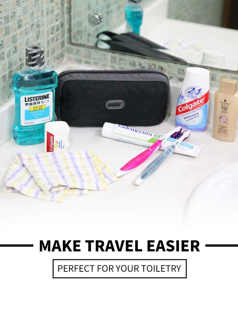 GOX Travel Toiletry Bag Dopp Kit Case for Men Multifunction Packing Organizer Pouch - Image 2