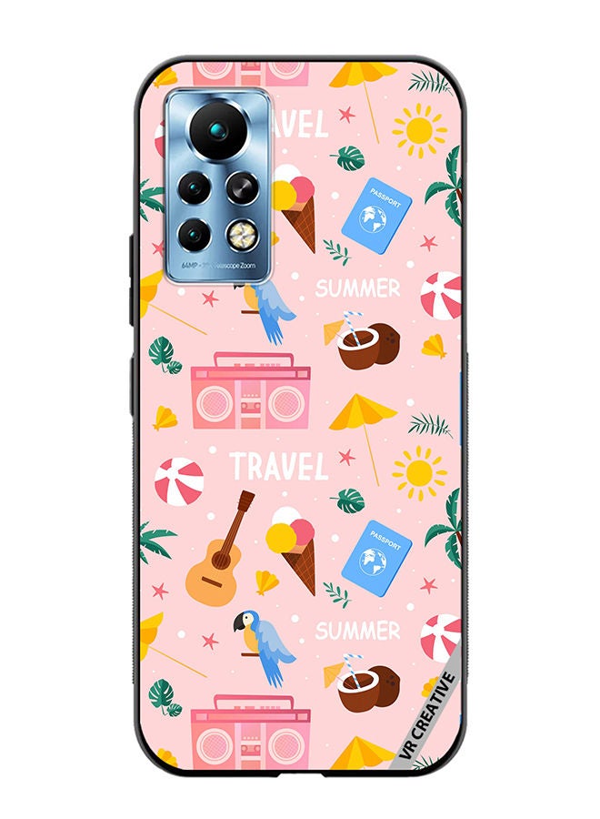VR CREATIVE Protective Case Cover For Infinix Note 11 Pro Summer Season Pattern Design Multicolour - Image 1