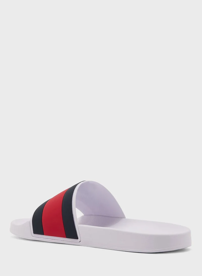 TOMMY HILFIGER Rubber Flag Pool Slides