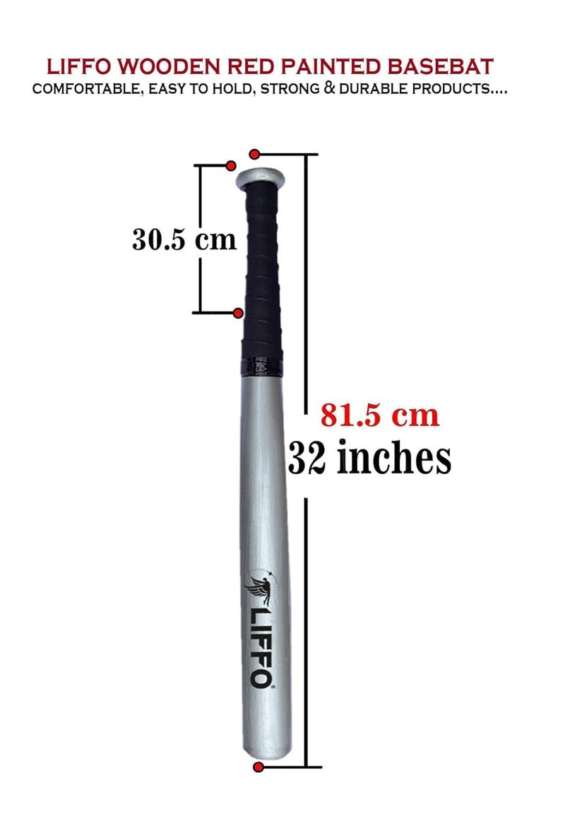 Liffo عصا هوكي مع مضرب بيسبول ثقيل (أخضر-هوكي-فضي-بيسبات) - Image 2