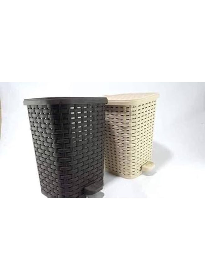 Greek Rattan Trash Can - Stylish design and superior quality to organize any space with a modern touch  - Image 3