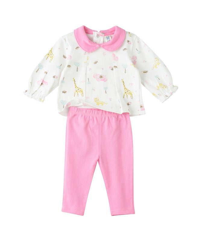 Tiny Hug NEWBORN GIRLS 2 PCS SET LONG SLEEVE - Image 1