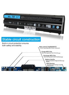 Zexen New E6420 T54FJ Laptop Battery for Dell Latitude E5420 E5530 E6430 E6520 E6530 E6440 E6540 E5430 E5520 Inspiron 15R (5520) 17R (5720) 17R (7720) 15R (7520) P/N:8858X T54F3 M5Y0X P8TC7 P9TJ0 R48V  - Image 4