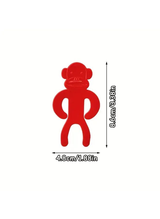 3pcs Colorful Monkey Shaped Laundry Clips Plastic Sock Drying Organizer Home Use - Image 4