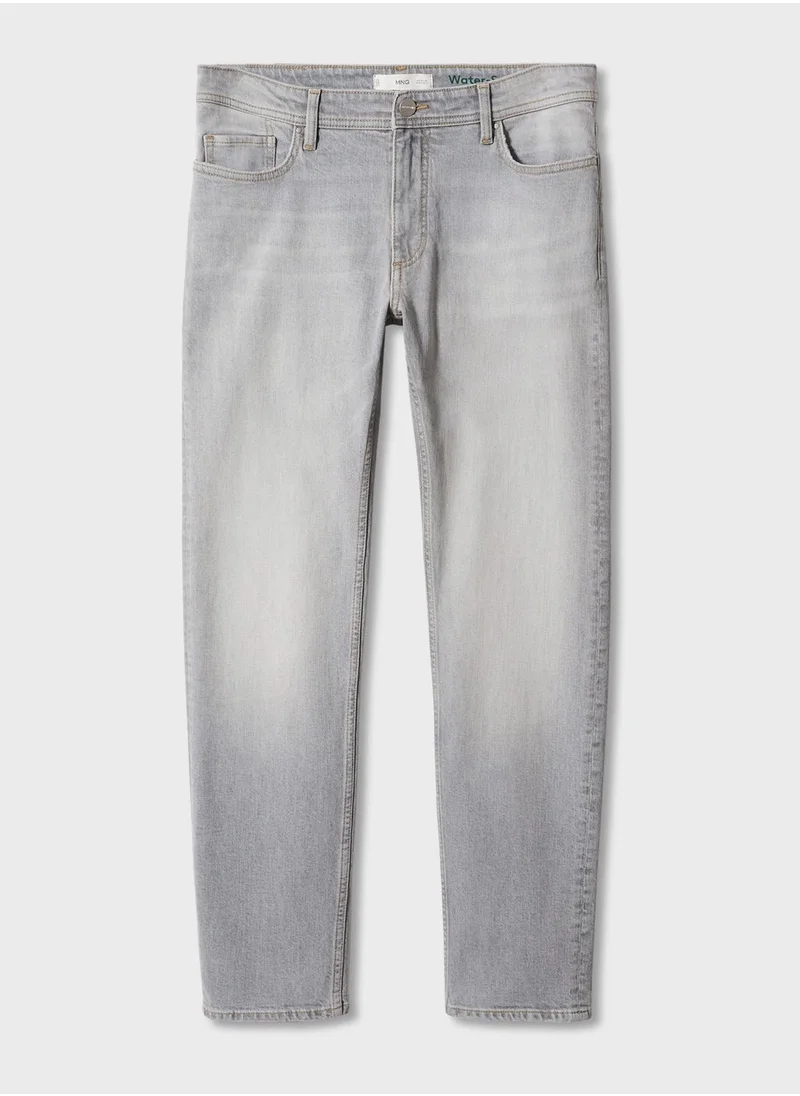 Mango Man Rise Wash Straight Fit Jeans
