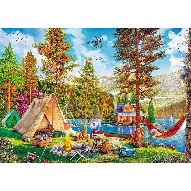 Trefl - Summer Relaxation Puzzle (2x500) Pieces - 37497 - Image 3