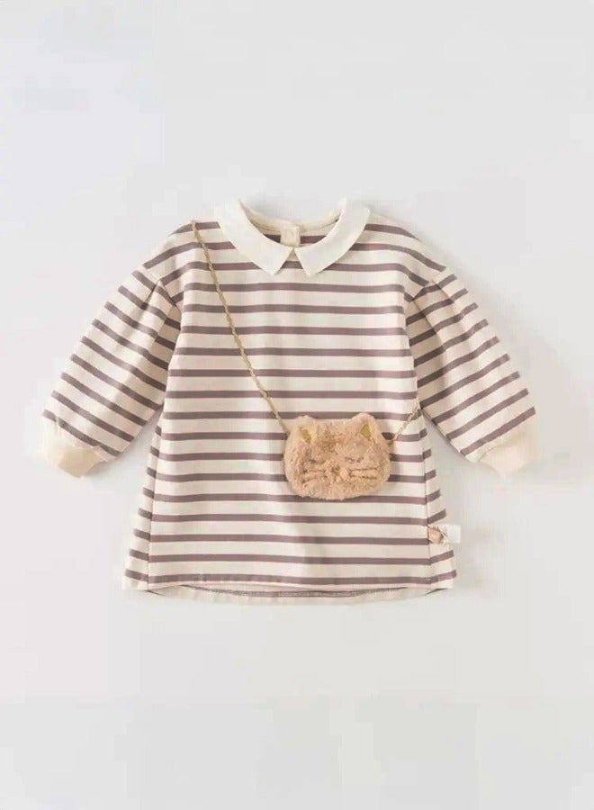 Dave & Bella Striped Purse Top - Image 1