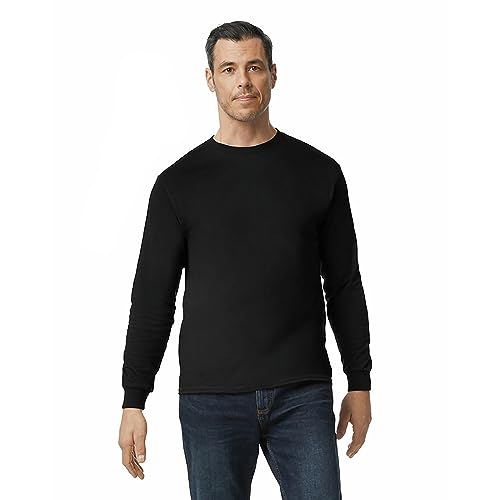 Gildan Mens Heavy Cotton Long Sleeve TShirt Style G5400 2Pack Black 2XLarge - Image 3