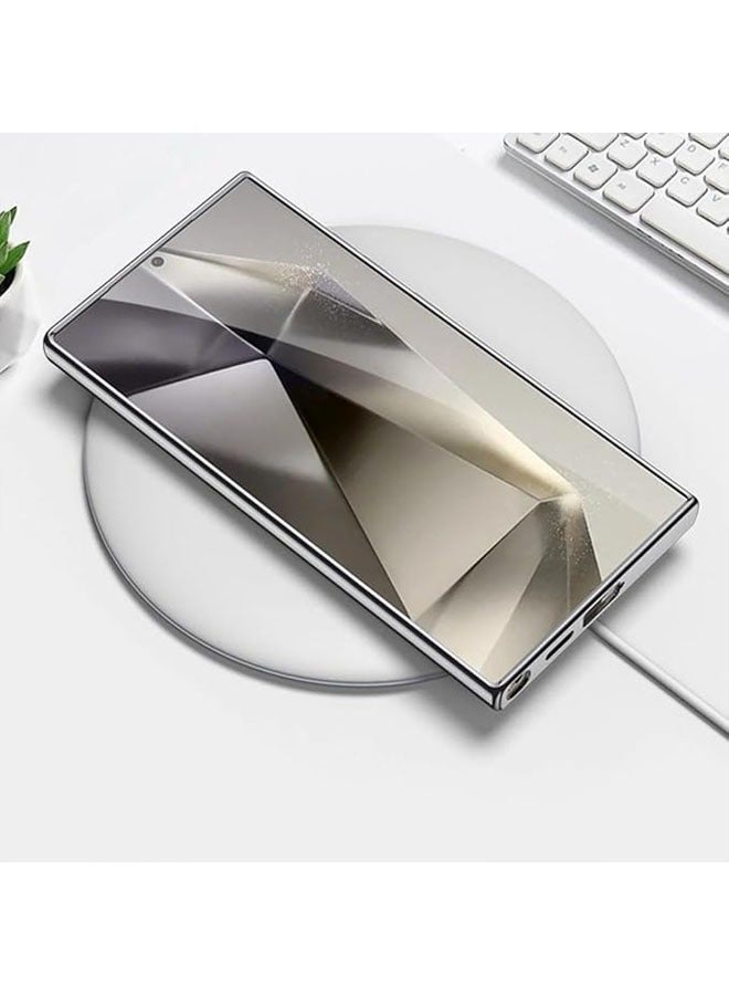 عام حافظة لجهاز سامسونج جالاكسي S24 Ultra، مصنوعة من TPU الفائق النعومة ومضادة للصدمات، بتصميم أعمال درع الكربون، بدون قلم. - Image 4