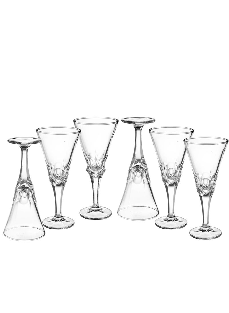 240ml clear glass juice glasses set - Image 2