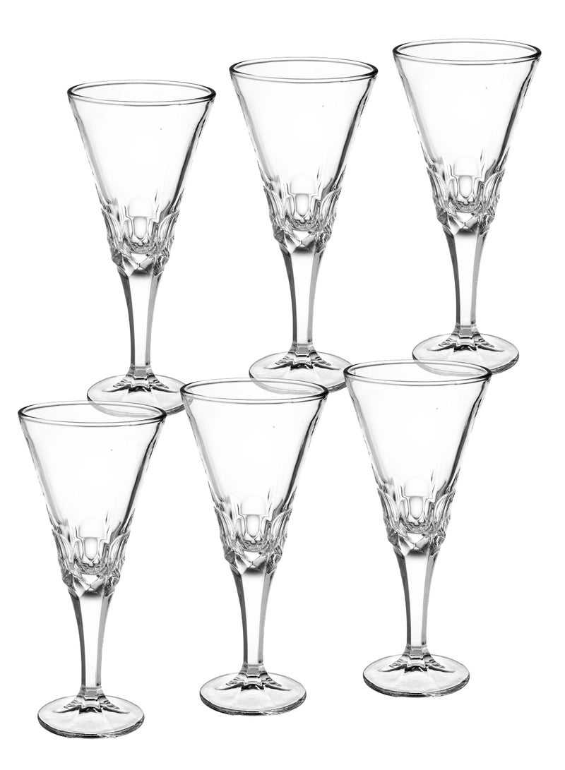 240ml clear glass juice glasses set - Image 3
