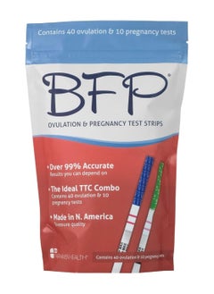 BFP, Ovulation & Pregnancy Test Strips For Trying-To-Conceive Women, 40 Ovulation & 10 Pregnancy Tests