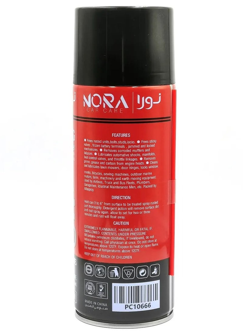 Nora Rust and Deposit Remover Spray for Metal Joint Lubrication and Protection Against Moisture and Corrosion - 450ml  - Image 2