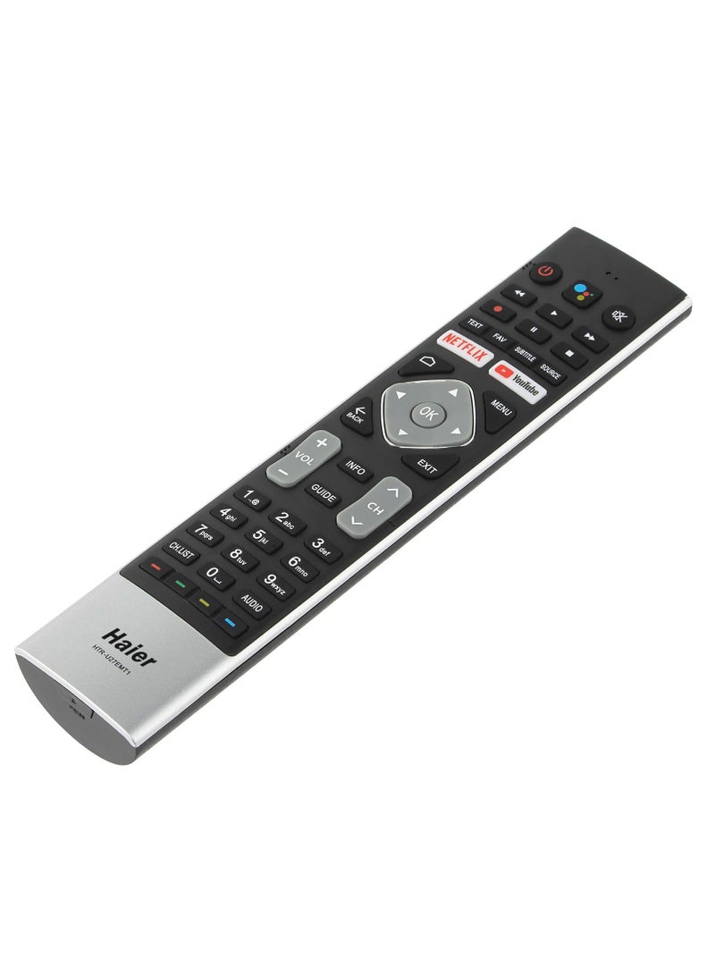 HAIER TV Remote Control with Google Assistant Bluetooth Voice Command Haier Remote Android tv with Netflix YouTube hot Keys Pairing Must Compatible with HTR-U27E - Image 4