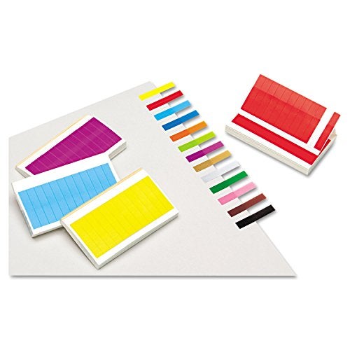 Redi-Tag 20202 Removable/Reusable Page Flags, 13 Assorted Colors, 240 Flags/Pack - Image 1