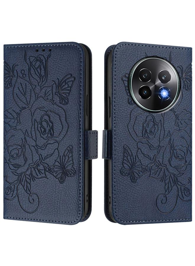 S-TOP Case For Realme 13+ 5G Embossed Rose RFID Anti-theft Leather Phone Case - Image 2
