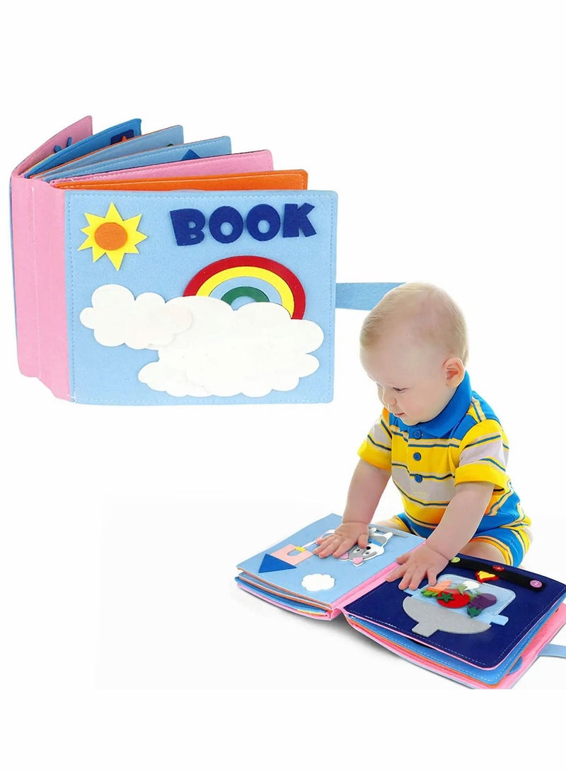 SYOSI Busy Board Montessori Toys for 3 Years Old Sensory Toddlers Develop Learning Basic Skills Preschool Activities Educational Autism - Image 1